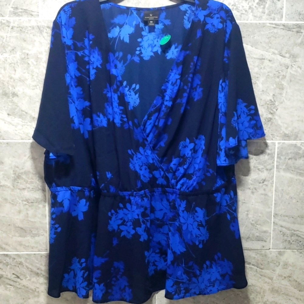 Plus size womens blouse